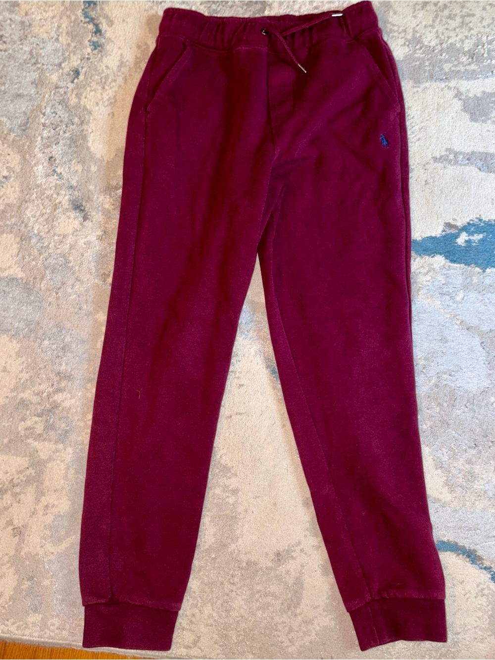 Polo by Ralph Lauren Burgundy Kids Jogger Sweatpants